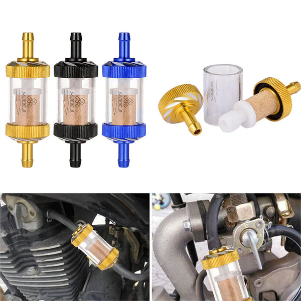 Motorcycle Gas Fuel Gasoline Oil Filter Replacement Fuel Filter Replacement Separator Bicycle Motorcycle Accessories