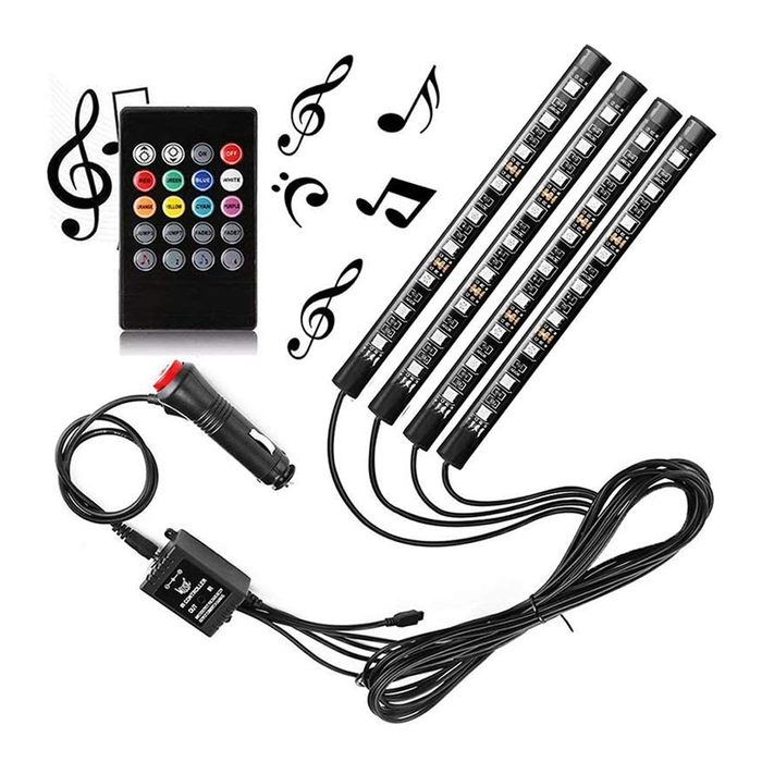 36 LED Car Charge Interior Accessories Floor Decorative Atmosphere Lamp Light - Rokcar