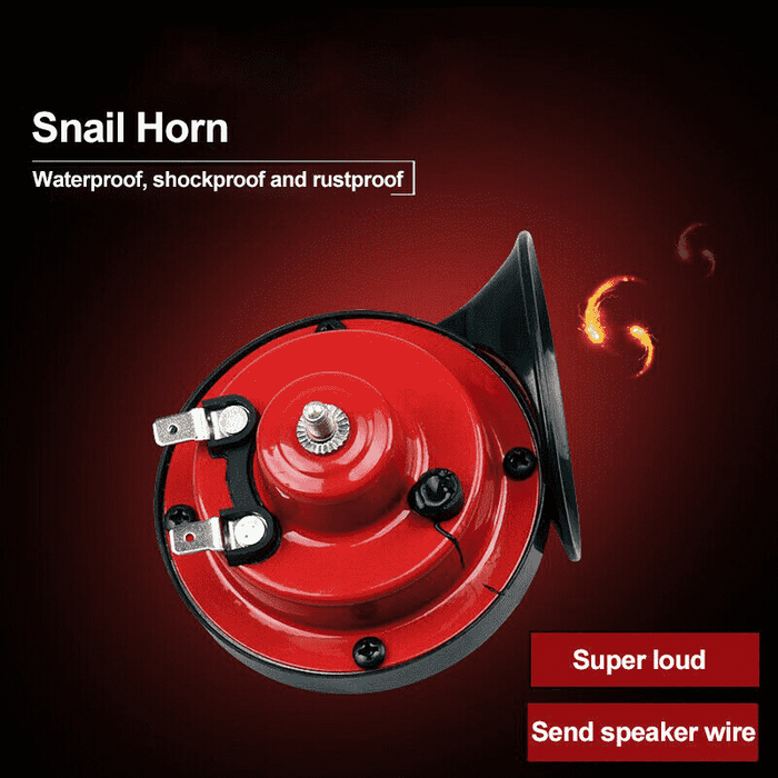 1 Pair 300DB Super Loud Train Horn for Truck Train Boat Car Air Electric Snail Single Horn
