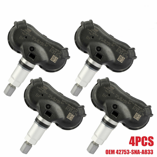 4PCS OEM 42753-SNA-A833 TPM Tire Pressure Sensors for Honda Fit 09-14 CR-Z 11-15