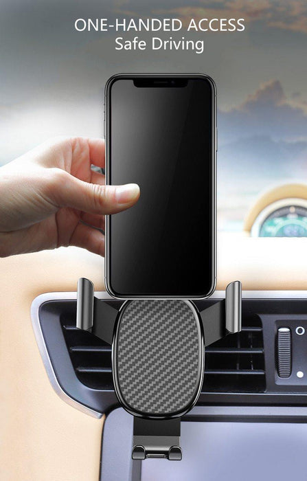 Car Holder Phone Stand Steady Fixed Bracket Gravity sensing Auto Grip - Rokcar