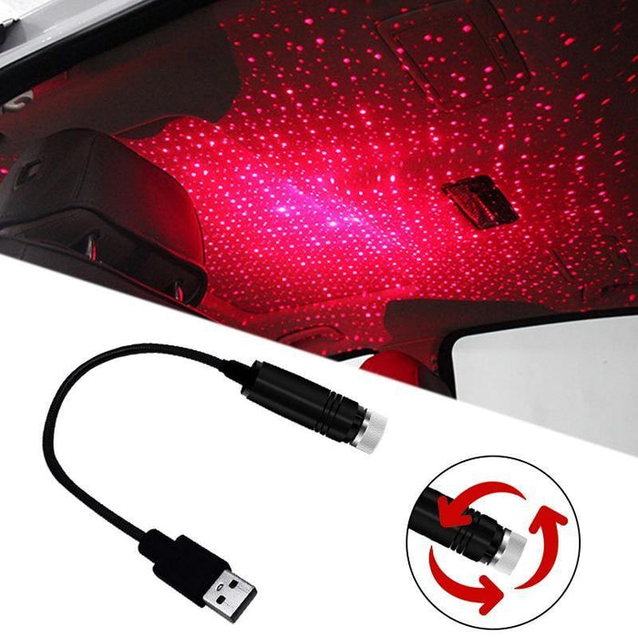 USB Car Accessories Interior Atmosphere Star Sky Lamp Ambient Star Night Lights - Rokcar