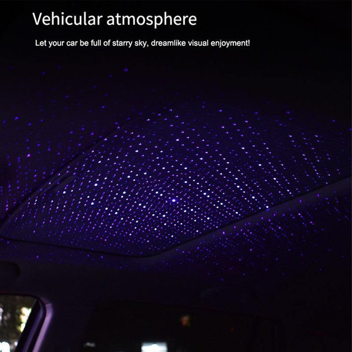 USB Car Accessories Interior Atmosphere Star Sky Lamp Ambient Star Night Lights - Rokcar