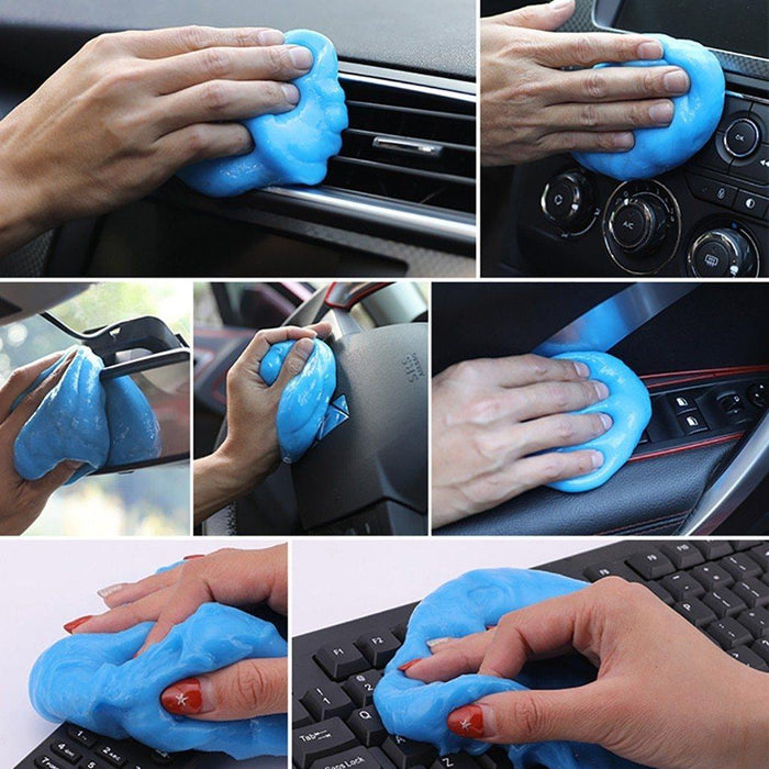 Magic Car Dust Dirt Soft Sticky Clean Glue Gum Silica Gel Cleaner - Rokcar