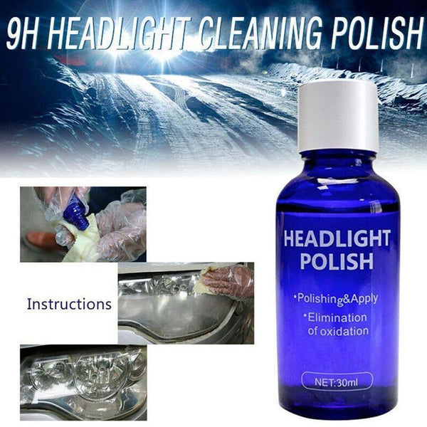 30ml Headlight Cover Len Restorer Repair Liquid Polish Cleaner Car Accessories - Rokcar