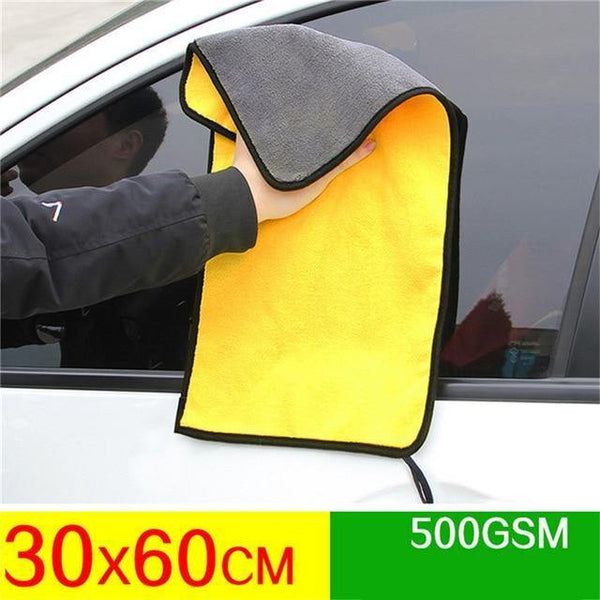 30/40/60CM Car Wash Microfiber Towel Car Cleaning Drying Cloth - Rokcar