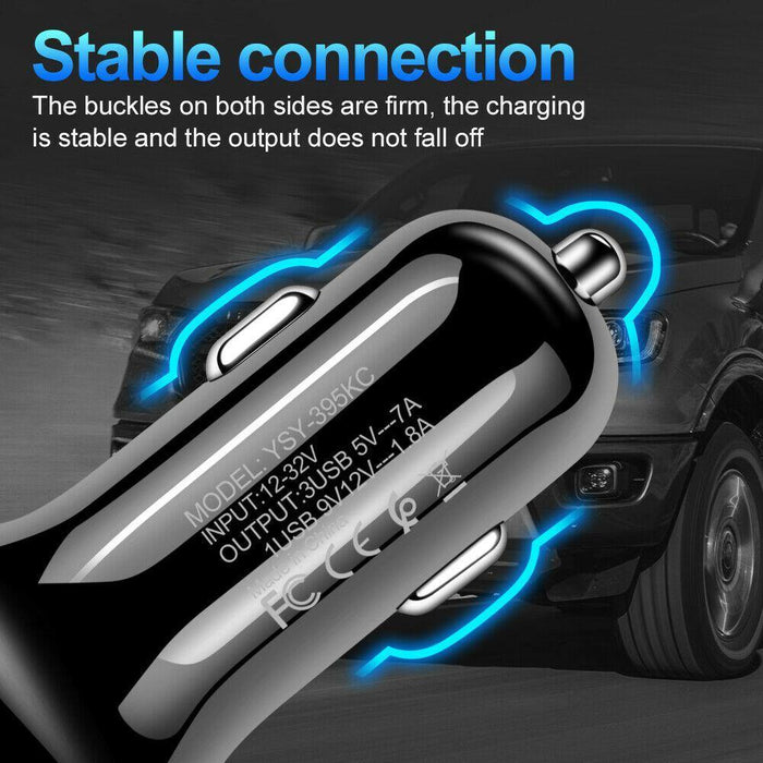 USB Car Charger QC 3.0 USB Fast Charging For Mobile Phone - Rokcar