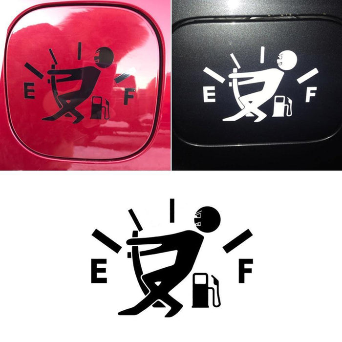 Car Fuel Tank Cover Funny Car Stickers 12CM*9CM - Rokcar