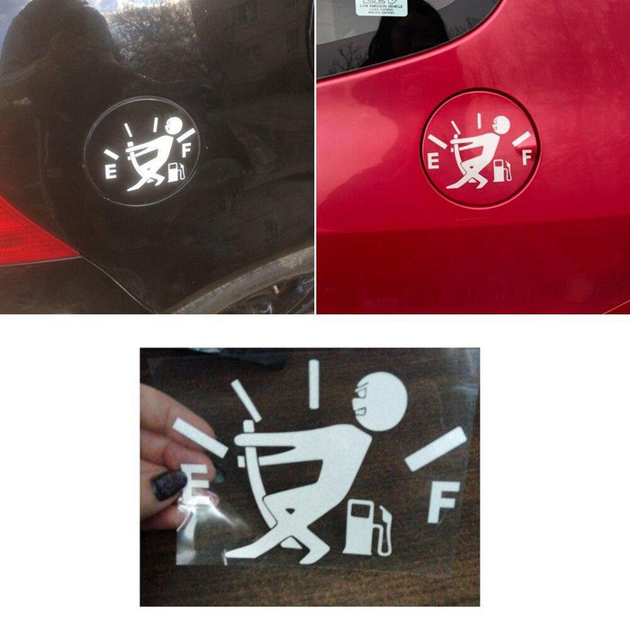 Car Fuel Tank Cover Funny Car Stickers 12CM*9CM - Rokcar