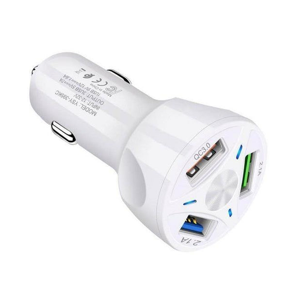 USB Car Charger QC 3.0 USB Fast Charging For Mobile Phone - Rokcar