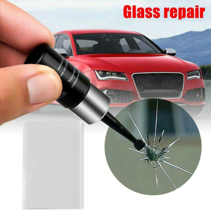 2 Pack Car Automotive Glass Nano Repair Fluid Kit Window Glass Crack Chip Repair - Rokcar