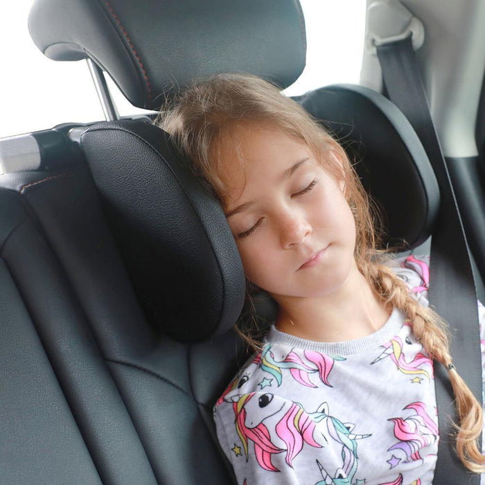 Car Seat Headrest Pillow Head Support Rest Nap Sleep Side Cushion for Kids Adult - Rokcar