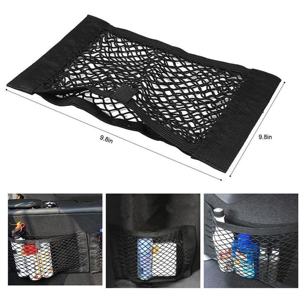 Car Mesh Net Bag Seat Back Luggage Holder Storage Bag - Rokcar