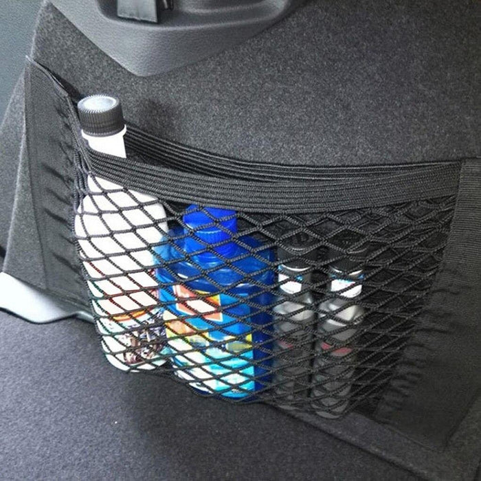 Car Mesh Net Bag Seat Back Luggage Holder Storage Bag - Rokcar