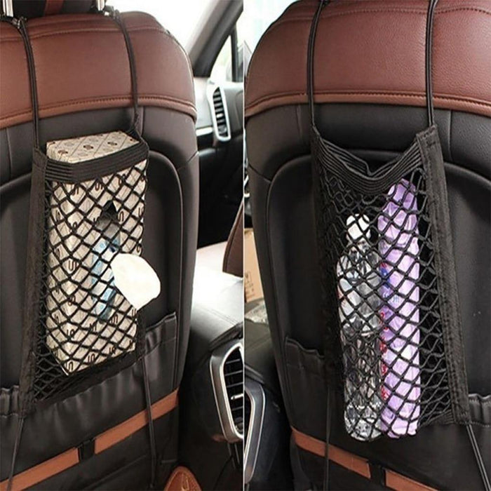 Car Mesh Net Bag Seat Back Luggage Holder Storage Bag - Rokcar