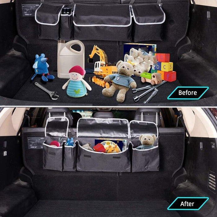 Car Trunk Organizer Car Interior Accessories Back Seat Storage Box Bag Oxford - Rokcar