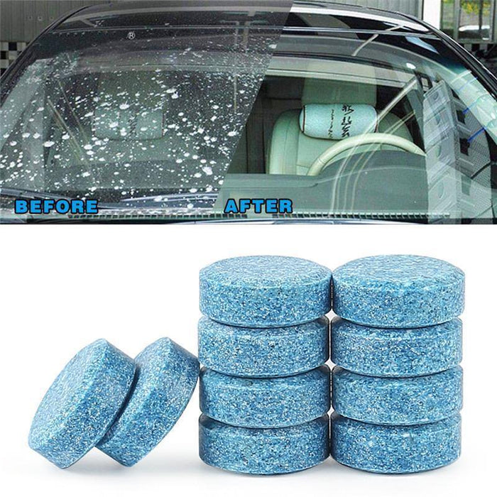 10PCS Car Windshield Washer Cleaning Solid Effervescent Tablets Accessories Kit - Rokcar