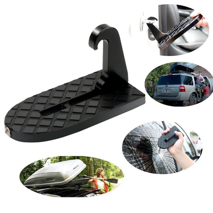 Folding Car Door Latch Hook Step Mini Foot Pedal Ladder for Jeep Truck SUV Roof - Rokcar