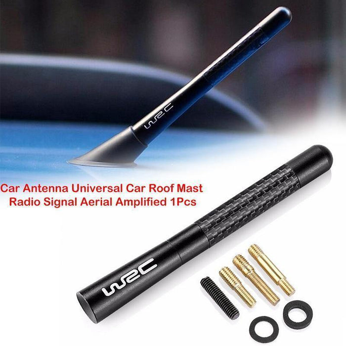 Universal Real Carbon Fiber 4.7 Inch Short Antenna Jdm Style AM/FM Radio Aerial - Rokcar