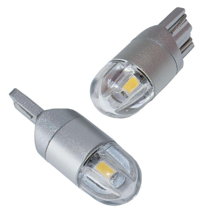 10PCS LED T10 194 168 W5W Canbus 4 Colors Dome License Side Marker Light Bulb 6000K - Rokcar