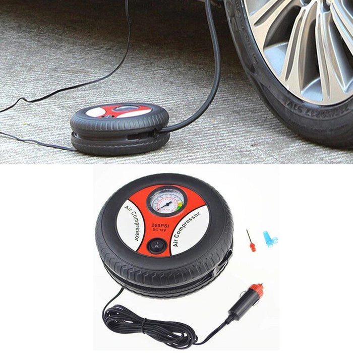 260PSI Tire Inflator Car Air Pump Compressor Electric Portable Auto 12V DC Volt - Rokcar