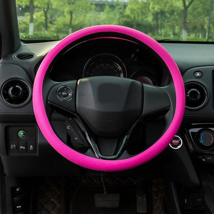 36-40CM Food Grade Silicone Auto Steering-Wheel Cover Anti-slip - Rokcar