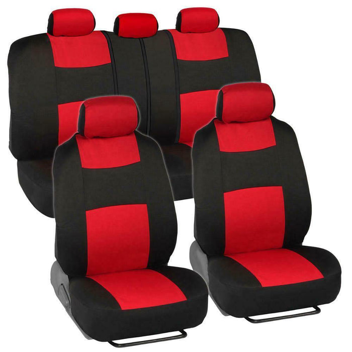 Auto Seat Covers for Car Truck SUV Van - Universal Protectors Polyester 12 Color - Rokcar