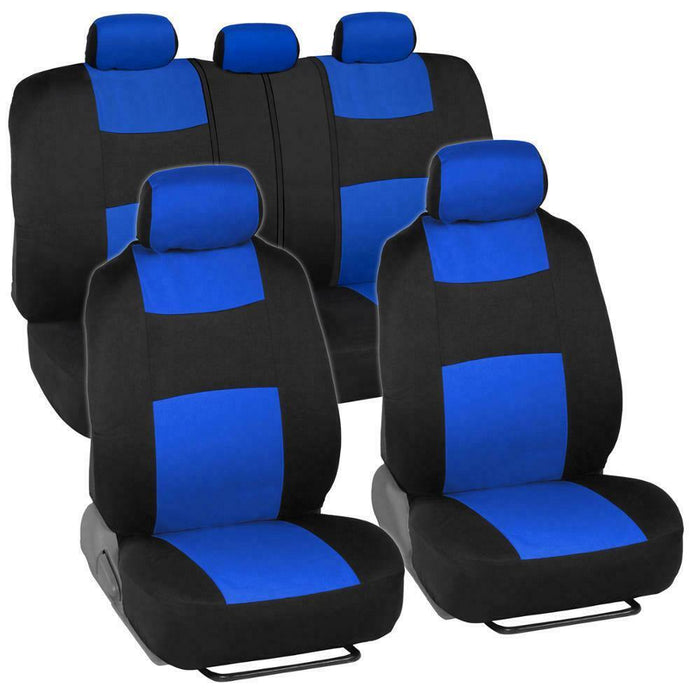 Auto Seat Covers for Car Truck SUV Van - Universal Protectors Polyester 12 Color - Rokcar