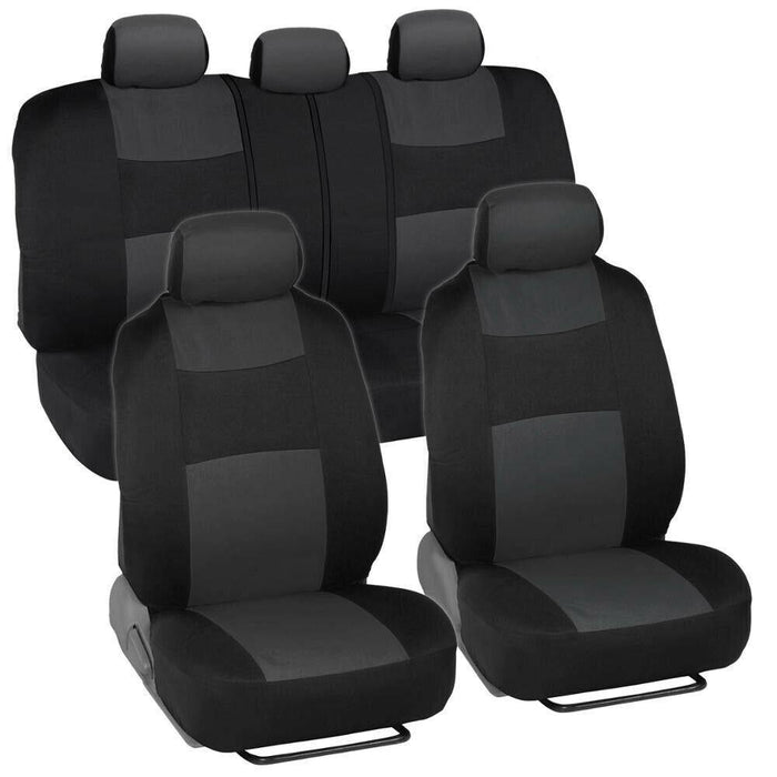 Auto Seat Covers for Car Truck SUV Van - Universal Protectors Polyester 12 Color - Rokcar