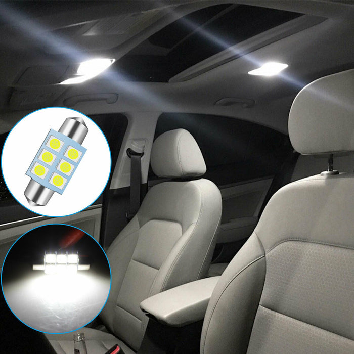 20PCS Super White 36MM Festoon Dome Map Interior LED Interior Light Bulbs DE3425