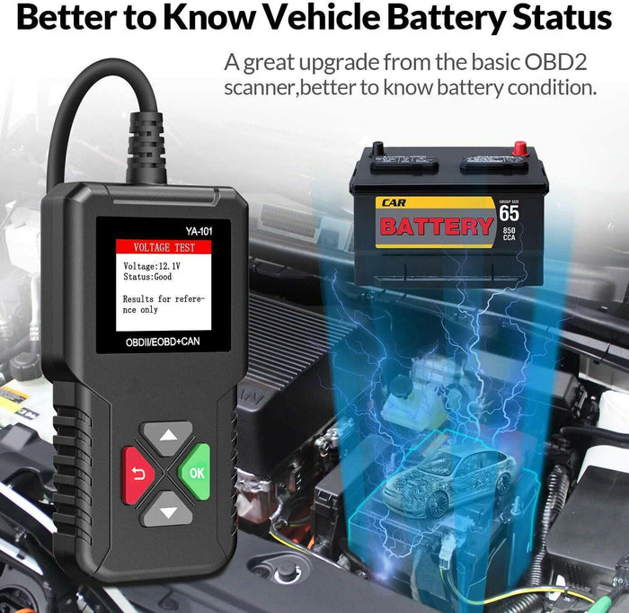 Automotive OBD2 Scanner OBD Code Reader Car Check Engine Fault Diagnostic Tool - Rokcar