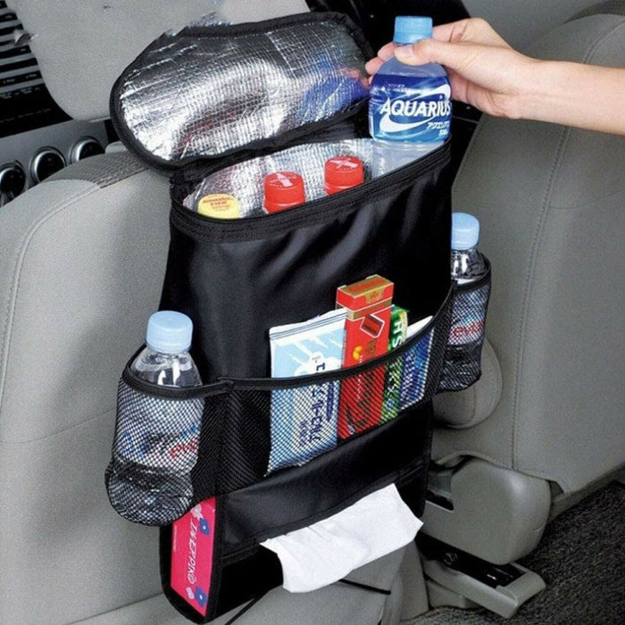 Car Seat Back Organizer Holder Multi-Pocket Travel Cooler Storage Bag Hanger