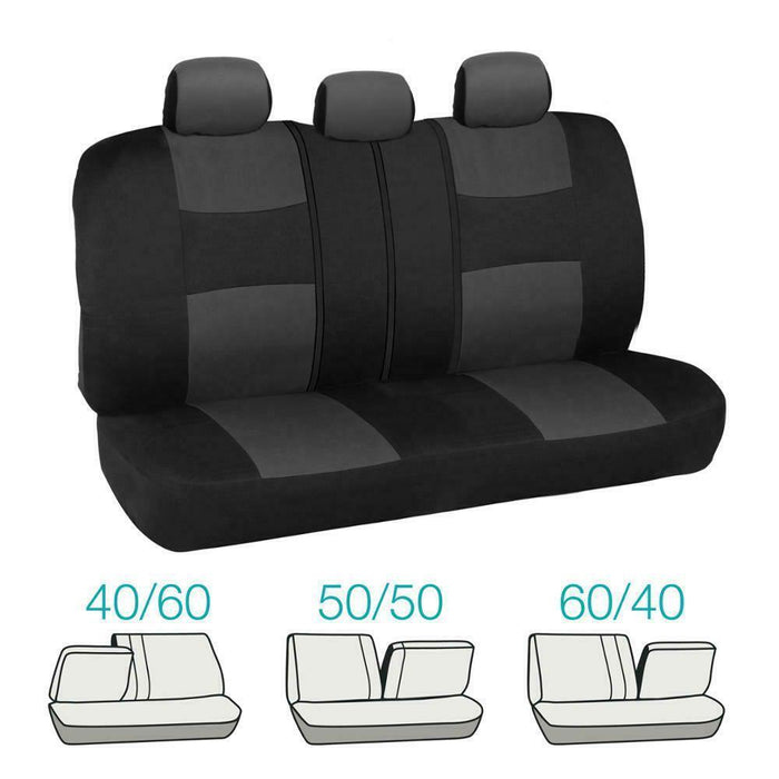 Auto Seat Covers for Car Truck SUV Van - Universal Protectors Polyester 12 Color - Rokcar