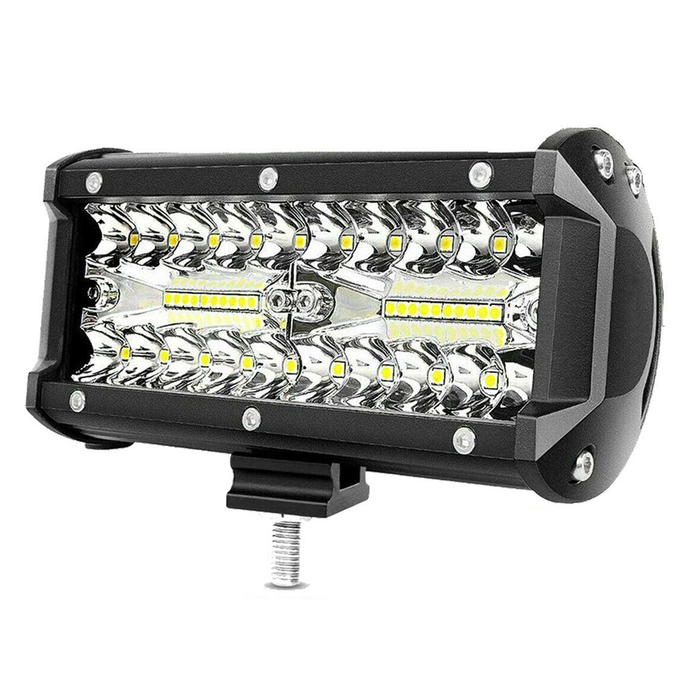 400W 7''Car LED Work Light Bar Spot Flood Beams Combo For Off-road SUV Truck