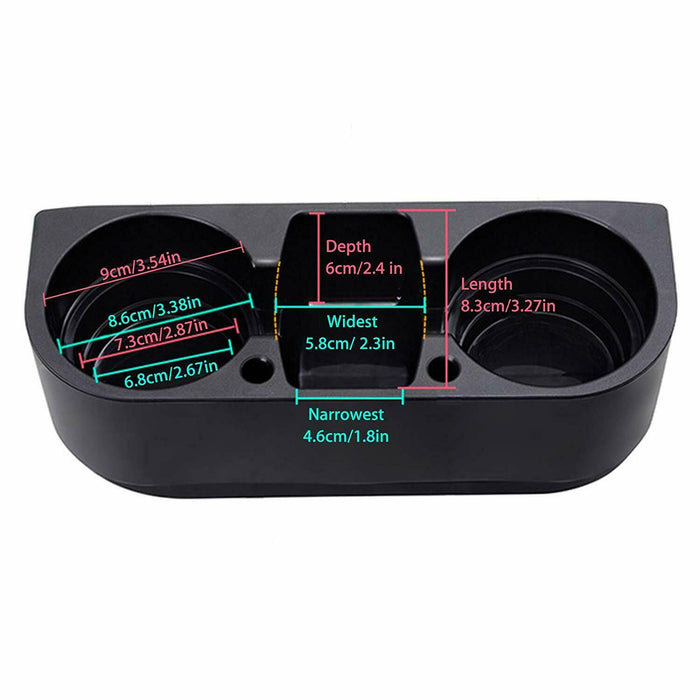 Car Seat Seam Wedge Cup Holder Food Drink Bottle Mount Stand Storage Organizer